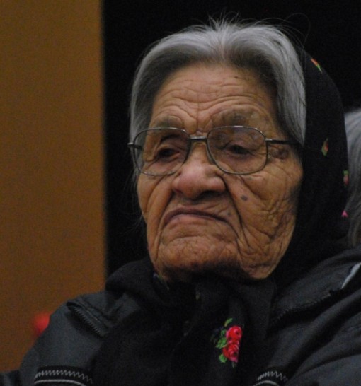 Pikangikum First Nation Elder <b>Lucy Strang</b> - pikangikumelder-LucyStrang-510x546